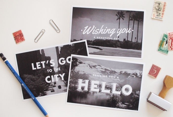 Travel Postcards - Set of 6