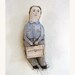 DAD art doll original fabric man gift textile