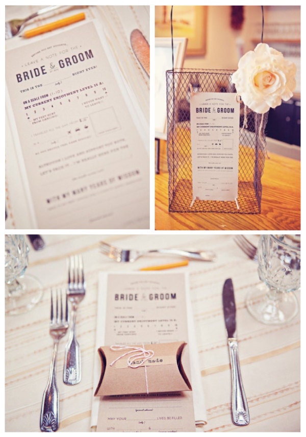 Wedding Adlibs Guestbook Alternative