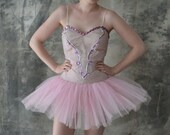 1950s/60s Pink Ballet Ballerina Tulle Tutu / Leotard