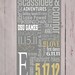 Subway Art Wooden Sign - Wedding/Anniversary Board - Typography Word Art  - Your Choice of Color