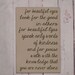You Are Never Alone - Subway Art Typography Word Art Sign - Your Choice of Color