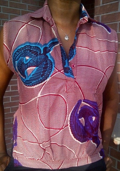 African Print Top