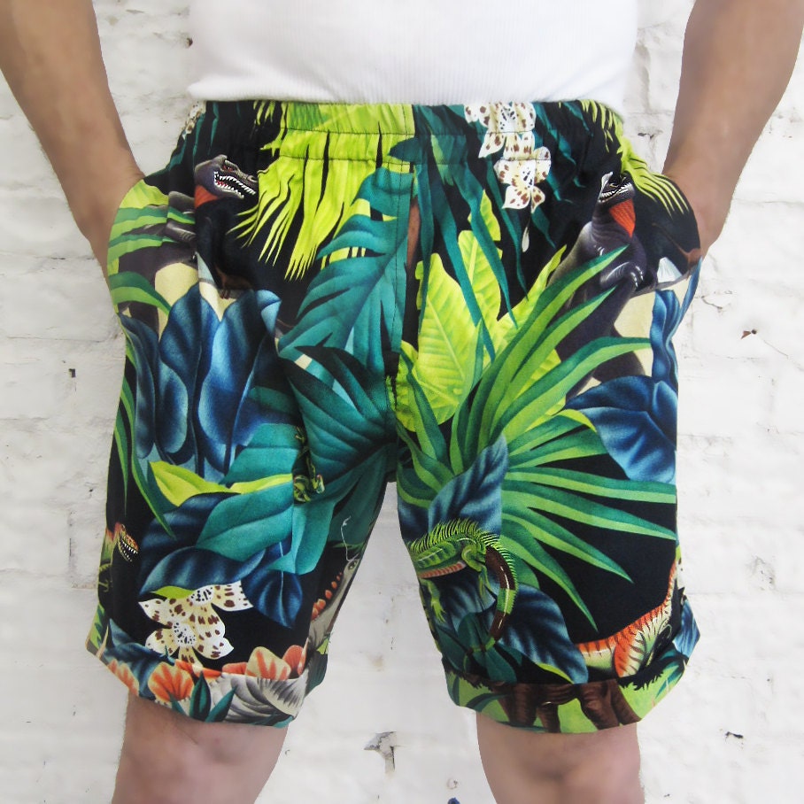 Rojas "Dinosaur Hawaii Nights" MENS SHORTS