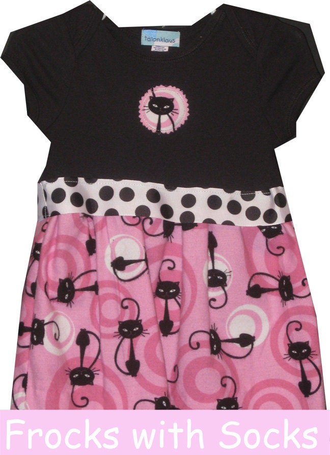 Frocks with Socks Infant Kitty Dress 6 - 12M