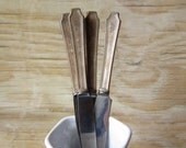 Vintage Silver Plate Butter Knives Set of Four