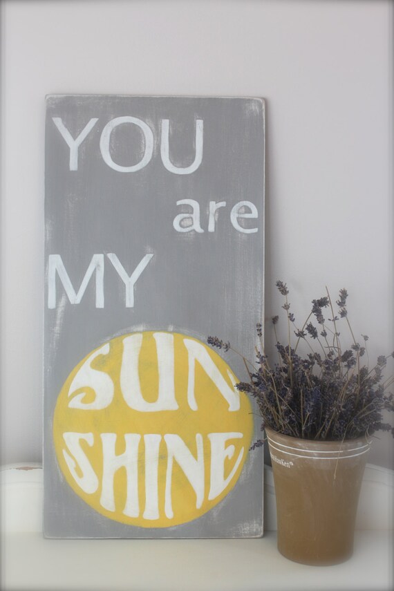 You Are My Sunshine, Wall Art, Custom Sign, Wood Wall Art, Sign, Wood Sign, Vintage, Quote Sign,