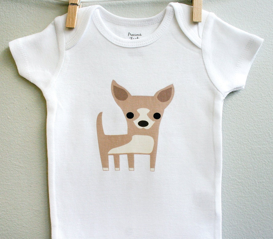 Baby clothes, chihuahua. Long or short sleeve. Your choice of size.