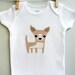 Baby clothes, chihuahua. Long or short sleeve. Your choice of size.