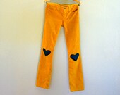 I Heart Mustard Pants - Women's Corduroy Size 27/4