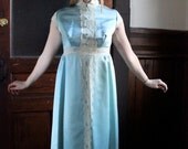 baby blue virgin suicides maxi dress