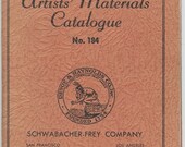 Devoe Artists Materials Catalogue No. 184, 1938, illustrated