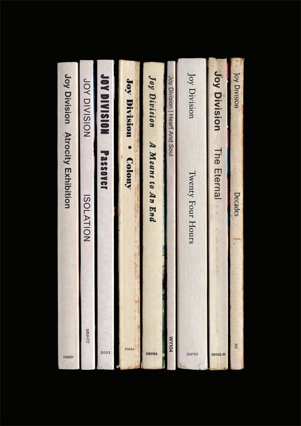 Joy Division 'Closer' Album As Books Poster Print