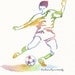 Soccer Player, Sports Art Print, Etsy, Athlete Birthday Holiday Gift for Her Him, Reproduction of Original Watercolor Painting
