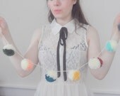 Two Tone Pom Pom Garland by Lost Paper Planes
