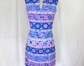 1960s Emilio PUCCI Silk  Shift Cocktail Party Dress