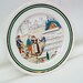 Opera Decorative Plate Retro Ceramic Platter Music Blue Red Orange Yellow