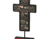 Scripture Art, Psalm 23 Cross - Hope Shines Through by Amylee Weeks