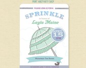 Baby Shower Sprinkle / Umbrella Invites - Printable Il_170x135