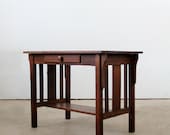 Antique Mission Desk / Arts & Crafts Wood Desk