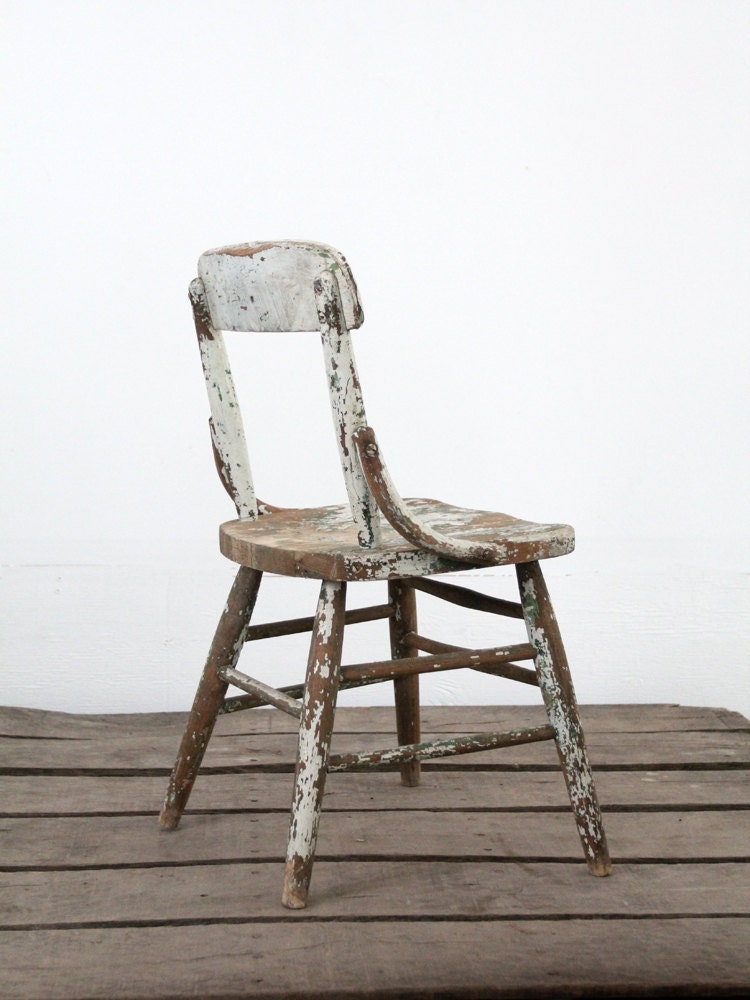 Antique Children's Chair / Primitive Kids Chair