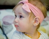 Toddler, Newborn KNOTTY Jersey Knit Headband, PHOTOGRAPHY PROP for Girls