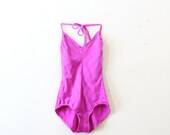 Vintage pink/purple one piece swimsuit