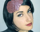 Heart shaped fascinator headband - you choose the color - cute valentine headband