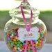 DIY printable food label frame cards - candy shoppe