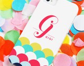 Personalized Custom iPhone 5 or 4 Case - Scallop Collection
