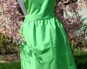 TINKERBELL costume full APRON for women. Disney Princess Fairy Pixie inspired. Hostess Bridal Birthday Party Gift.