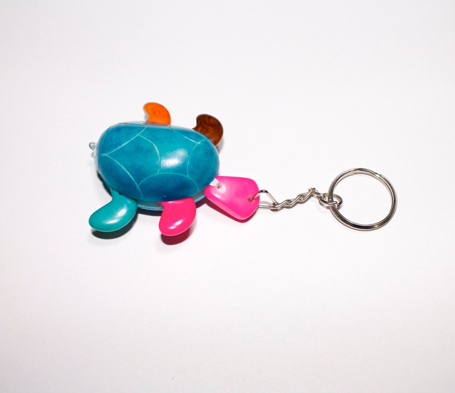 Turtle Shaped Tagua Keychain