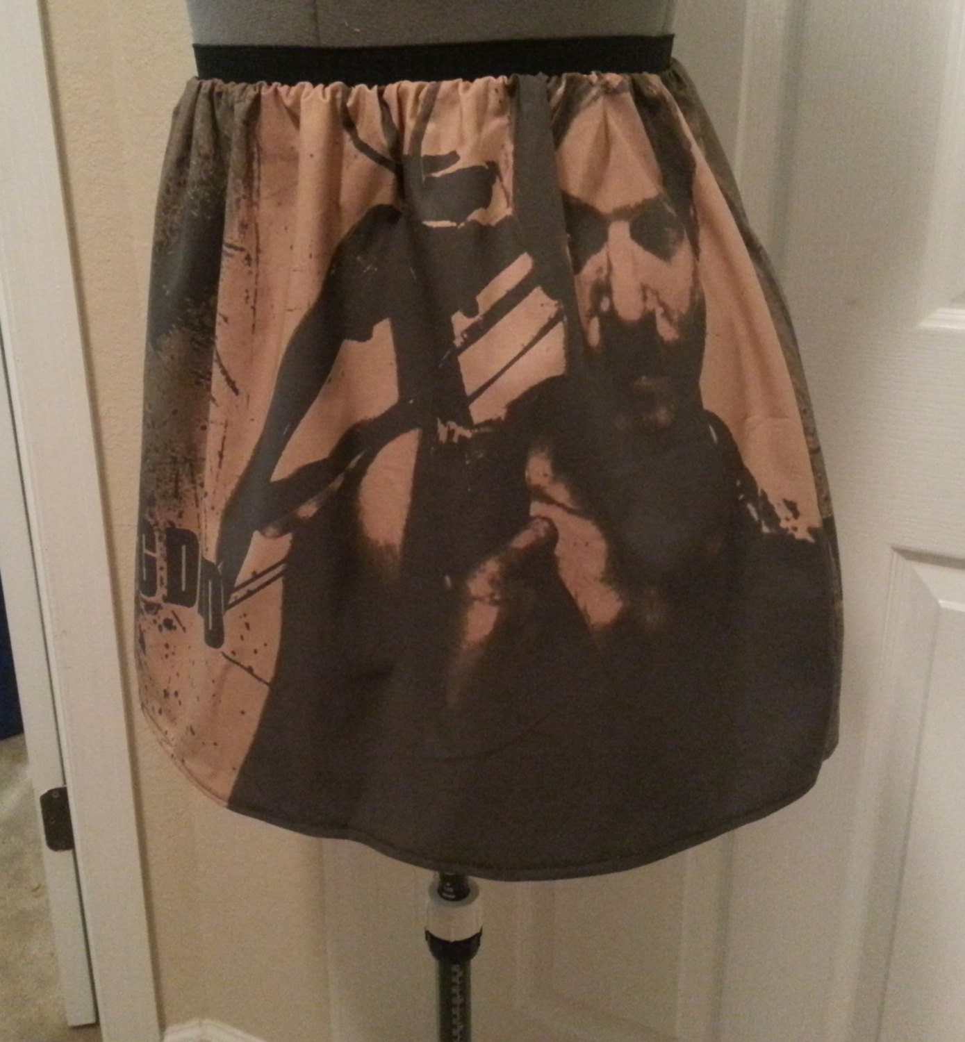 The Walking Dead (Daryl Dixon) inspired full skirt - made to order