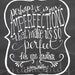 Perfect For Each Other - Jane Austen Quote - Vintage Chalkboard Typography - 8x10 Illustrated Print by Mandipidy