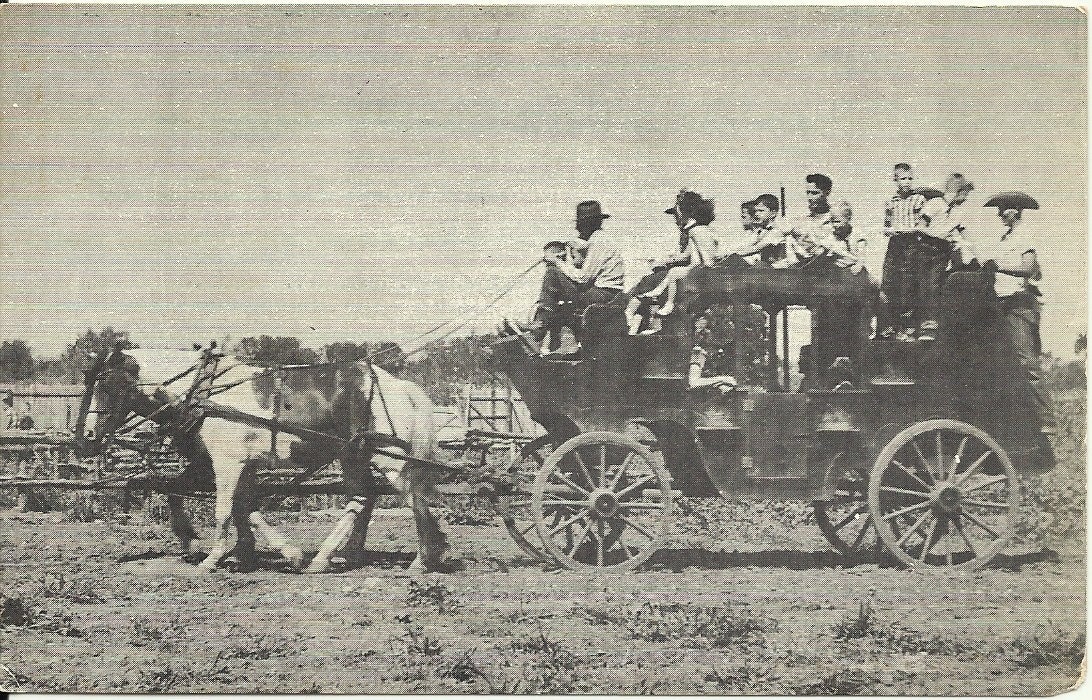 Vintage Postcard - Cowboy Town Inc. between Dallas and Fort Worth - 1960s