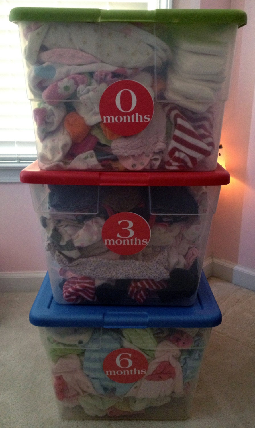 Storage Labels for Clothes Organization