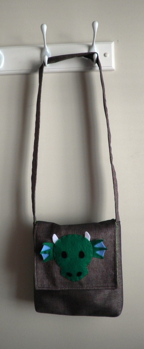 Green Dragon Mini-Messenger Bag