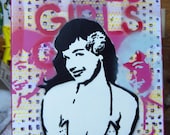Bettie Page Painting