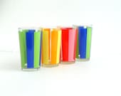 Vintage Drinking Glasses- Set of 4