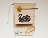 Swan Return Address Stamp, 2x3