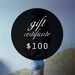 GIFT CERTIFICATE. Gift Shop Brooklyn. One Hundred Dollars