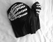 Skeleton Hand Bustier Corset