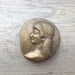 Bronze Paperweight, Ancient Greek Male Youth Head Relief, Pebble Shape Paperweight, Ancient Greek Kouros, Museum Quality Art, Greek Art
