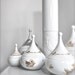Tall Rare Modernist Mid Century Bjorn Wiinblad Matte Glazed White Porcelain Vase Rosenthal Germany
