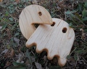 Pac-Man & Ghost Maple Teethers