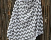 Chevron Jersey Knit Nursing Ponchos - Several Color Choices