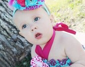 Baby Bubble Romper with Detachable Flower...0-3m to 4T...Cake Smash, Birthday