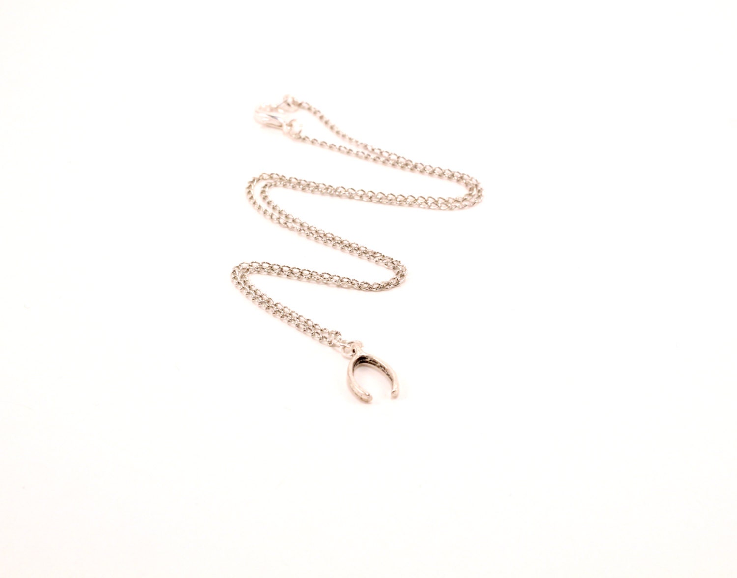 Small Wishbone "Make a Wish" Necklace