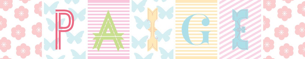 For Paige, a Colourful Personalised Paper Bunting Set for a bedroom or nursery