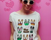 Vintage I like Flat Shoes summer dress